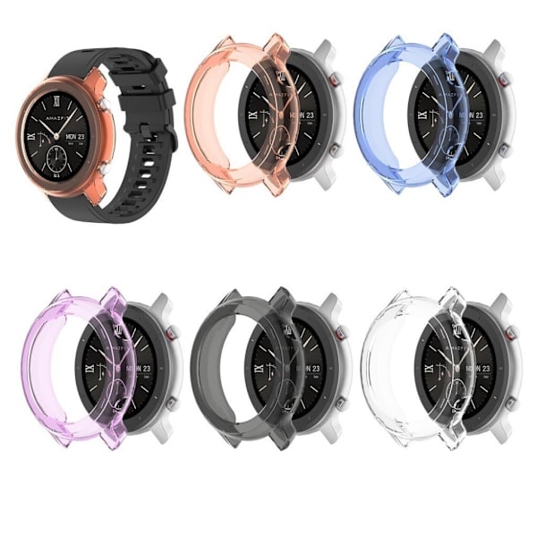 Amazfit GTR 47mm holdbart etui - Transparent Transparent