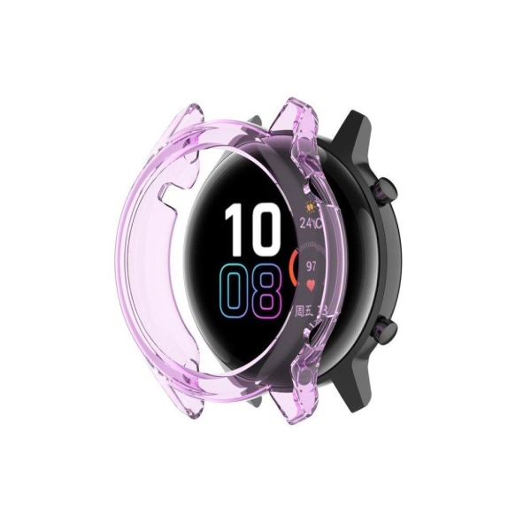 Honor MagicWatch 2 46mm kestävä kotelo - Läpinäkyvä Violetti Transparent