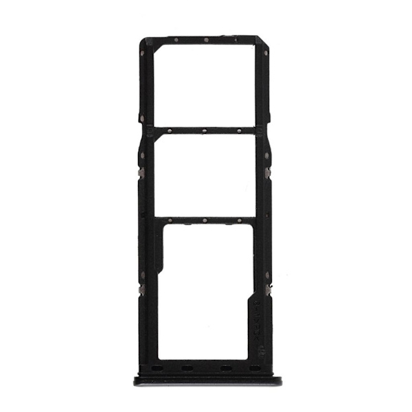 Samsung Galaxy A70 OEM sim / micro SD-kortbakkeholder - Sort Black