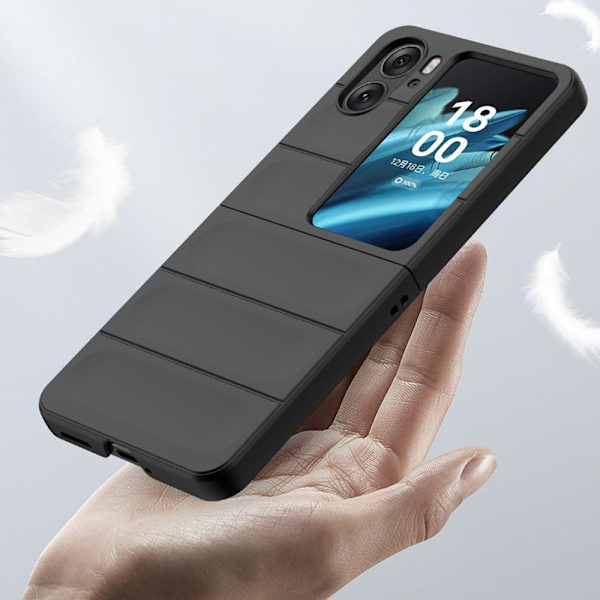 Blødt grebsformet cover til Oppo Find N2 Flip - Lilla Purple