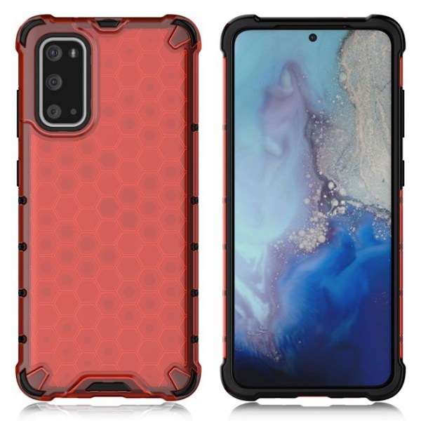 Bofink Honeycomb Samsung Galaxy S20 kotelot - Punainen Red