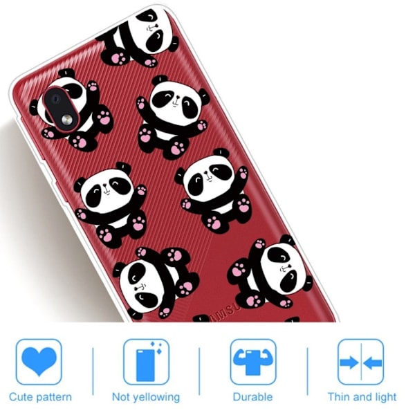Deco Samsung Galaxy A01 Core Etui - Pandaer Black