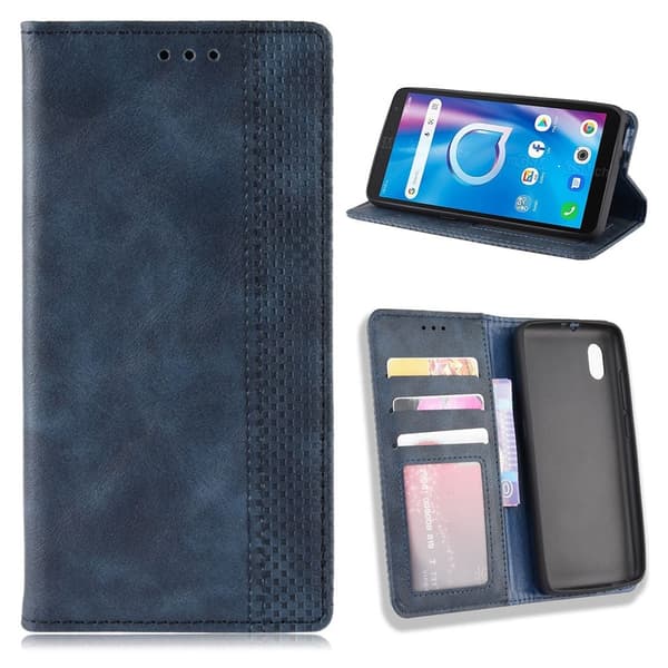 Bofink Vintage Alcatel 1B (2020) Etui - Blå Blue
