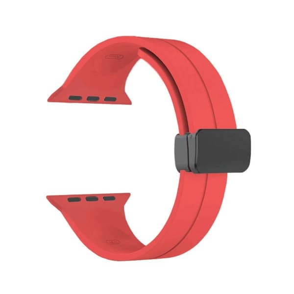 Apple Watch Series 8 (41 mm) silikonrem - Rød Red