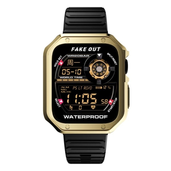 Apple Watch (41mm) TPU watch strap + frame - Gold Guld