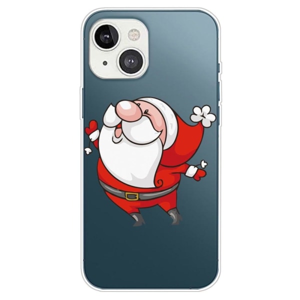 Julfodral till iPhone 14 Plus - Glad Tomte Röd