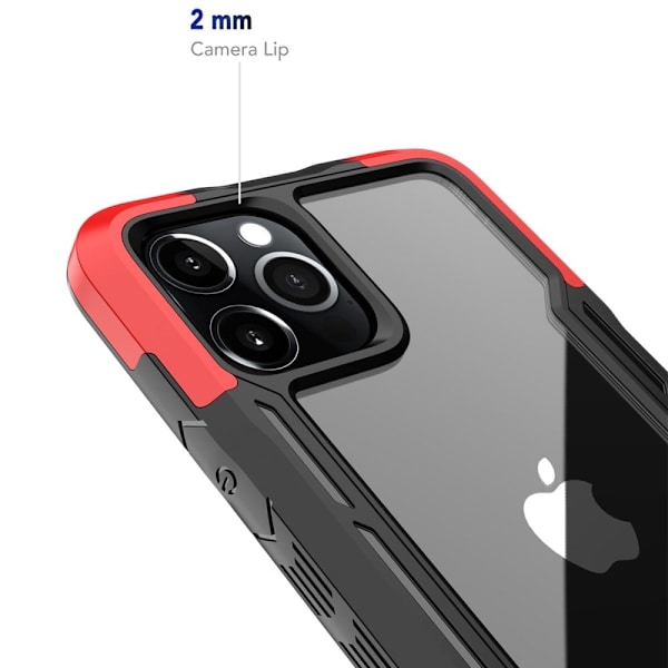 Støtsikkert Beskyttelsesdeksel til iPhone 13 Pro Max - Svart / Blå Multicolor
