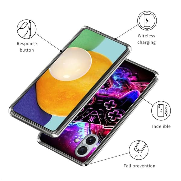 Vibe iPhone 16 Plus deksel - Spillkontroller Purple