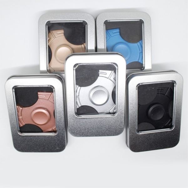 Edc Kirsite Tri-Spinnerspinner Fidget Spinner- Rose Gull Pink