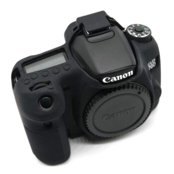 Canon EOS 7D cover i silikone - Sort Black