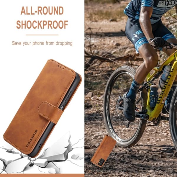 DG.Ming Samsung Galaxy A13 4G Retro Suojakotelo - Ruskea Brown