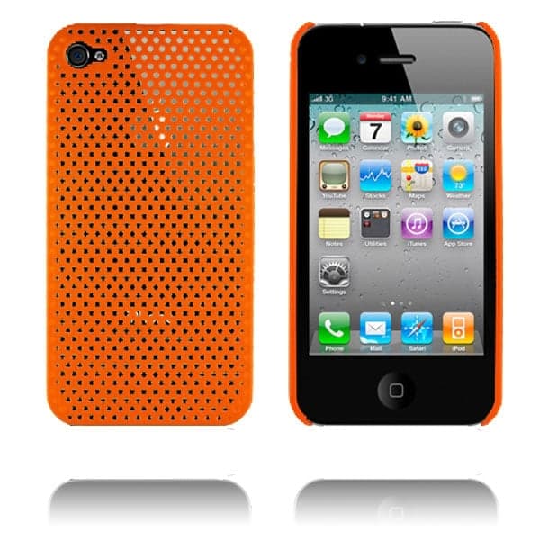 Atomic i4 (Oransje) iPhone 4 Cover Orange
