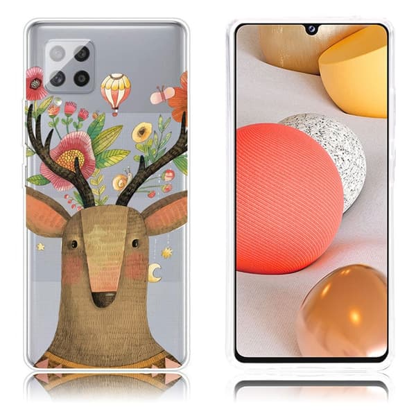 Deco Samsung Galaxy A42 5G etui - kronhjort Brown