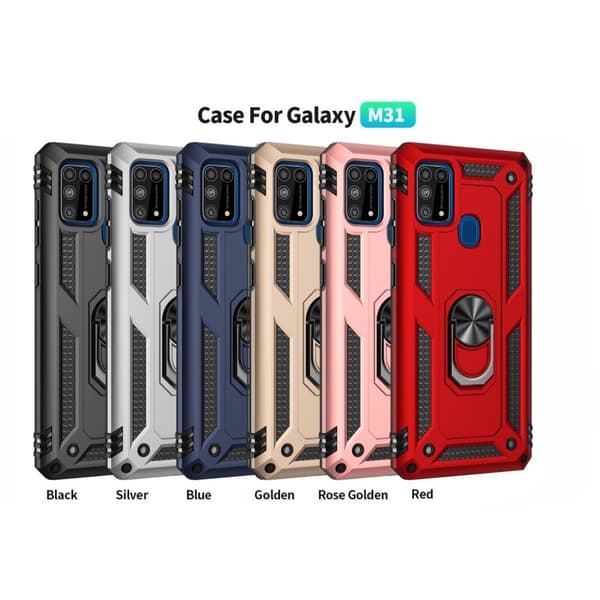 Bofink Combat Samsung Galaxy M31 kotelot - Punainen Red