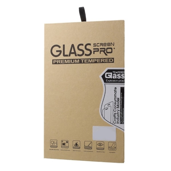 Nokia 7 Plus lasinen näytönsuoja - Musta Transparent