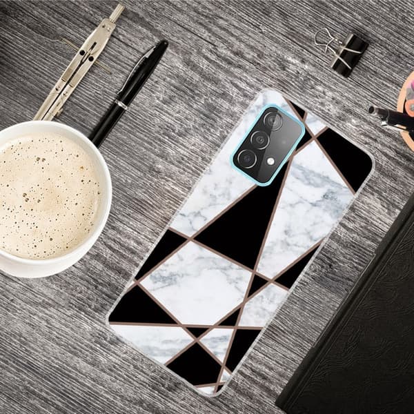 Marble Samsung Galaxy A53 5G Suojakotelo - Musta And Valkoinen Marble Multicolor