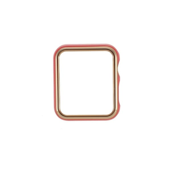 Apple Watch Series 3/2/1 42mm stilfuld ramme - Guld / Rød Gold
