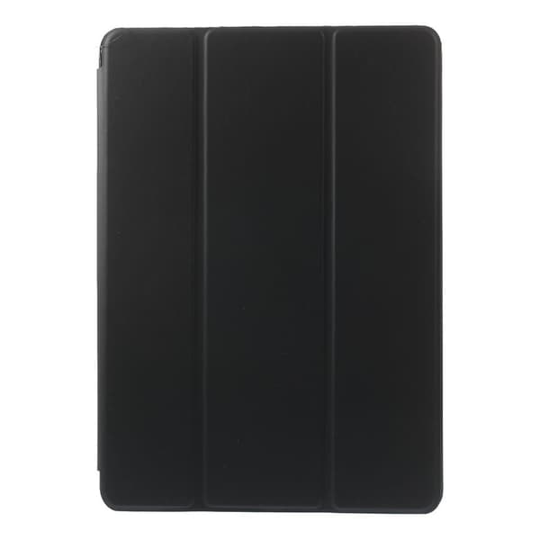 iPad 9,7" (2018) / 9,7" (2017) / Air 2 / Air Tri-fold Stand Leather Cell Phone Casing - Svart Black