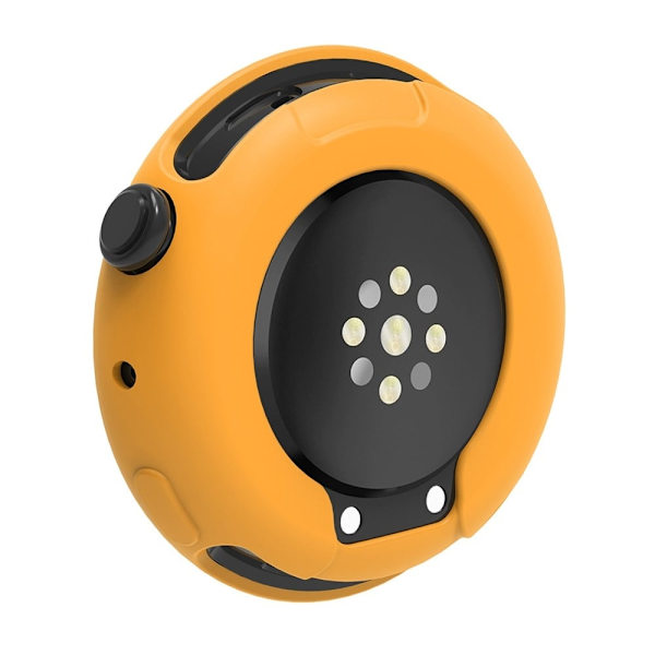 vivo Watch 3 Case Soft Silicone Protective Shell Frame Hollow-Out - Yellow Yellow