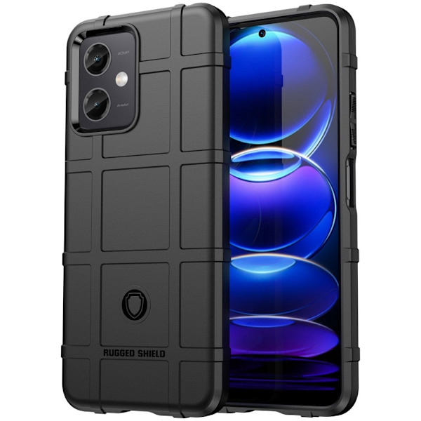 Rugged Shield Xiaomi Redmi Note 12 skal - Svart Svart