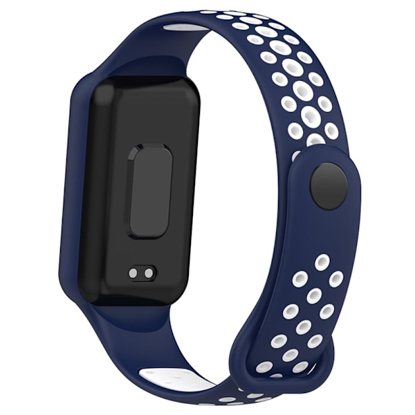 Amazfit Band 7 klockarmband i silikon med dubbla färger - Blå / Vit Blå