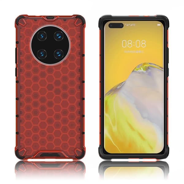 Bofink Honeycomb Huawei Mate 40 Pro Plus skal - Röd Röd