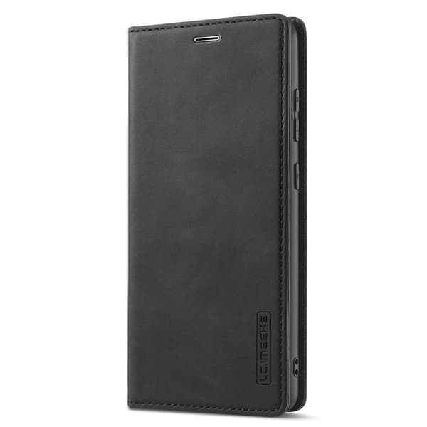 LC.Imeeke läder Samsung Galaxy A73 fodral - Svart Svart