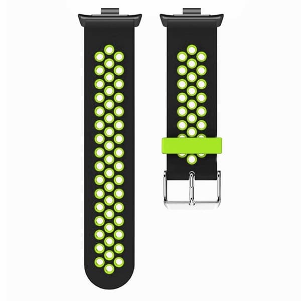Xiaomi Redmi Watch 4 Dual Color Silikon Klockarmband Handledsrem - Svart + Grön Grön