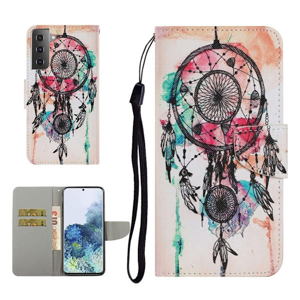 Wonderland Samsung Galaxy S21 Plus Flip etui - Drømmefanger Multicolor