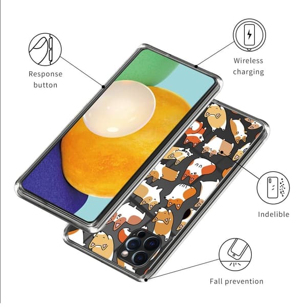 Deco iPhone 15 Pro kotelot - Koirat Tarra Brown