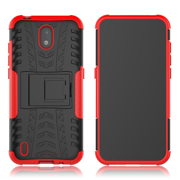 Offroad Etui Nokia 1.3 - Sort / Rød Black