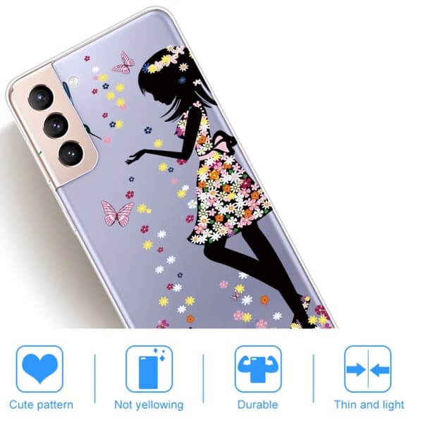 Butterfly läder Samsung Galaxy S22 Plus fodral - Flerfärgad multifärg