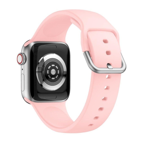 Apple Watch Series 5 40mm silikone Urrem - Lyserød Pink
