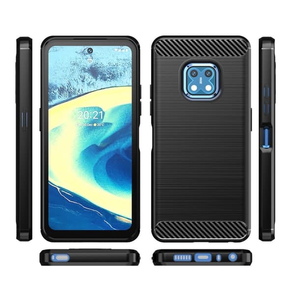 Carbon Flex Etui Nokia XR20 - Svart Black