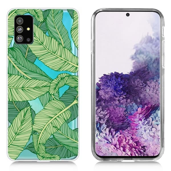 Deco Samsung Galaxy S20 deksel - Banana Leaves Green