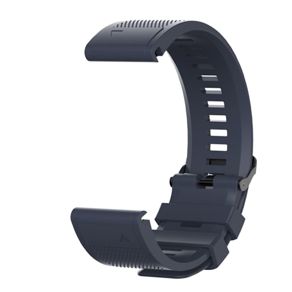 Garmin Fenix 6X / 6X Pro / Fenix 5X / Fenix 5X Plus klockarmband i silikon - Mörkblå Blå