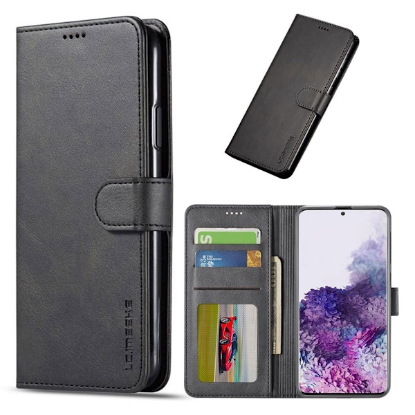 LC.IMEEKE Samsung Galaxy A71 Flip kotelot - Musta Black