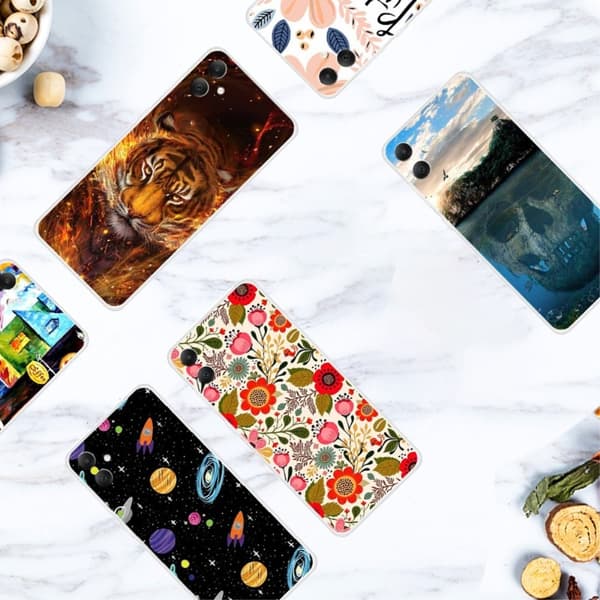 Imagine Samsung Galaxy A05 kotelot - Perhonen Kukka Multicolor