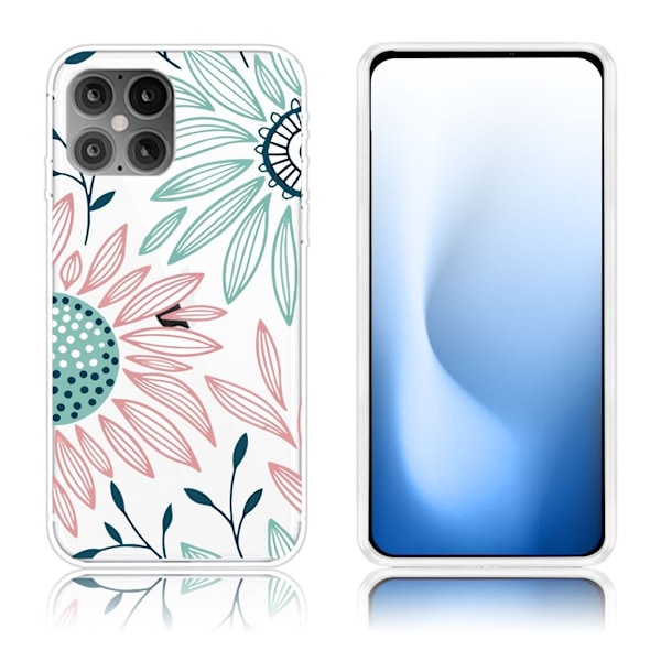 Deco iPhone 12 Pro Max kotelot - Krysanteemi Multicolor