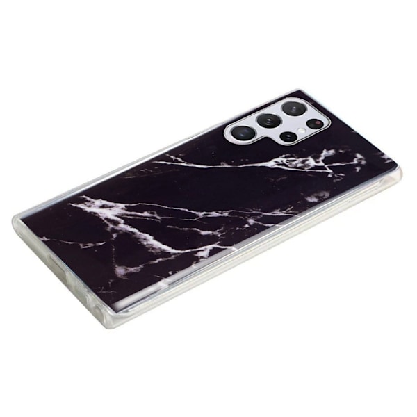 Marble Samsung Galaxy S23 Ultra Suojakotelo - Musta Black