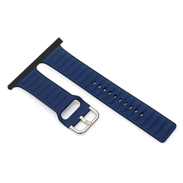 Apple Watch Series 6 / 5 44mm silikoneurrem i cool stil - Blå Blue