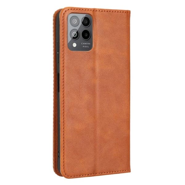 Bofink Vintage T-mobile Revvl 6 Pro Læretui - Brun Brown