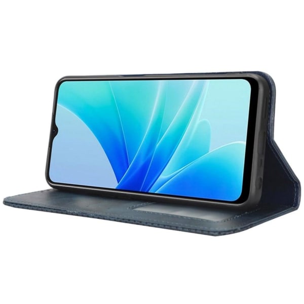 Bofink Vintage läder Oppo A57 (2022) fodral - Blå Blå