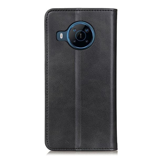 Motorola Moto E30 lompakkokotelo, aitoa nahkaa - Musta Black