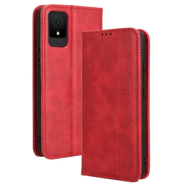 Bofink Vintage TCL 502 lærveske - Rød Red
