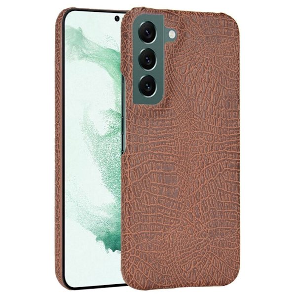 Croco Samsung Galaxy S22 skal - Brun Brun