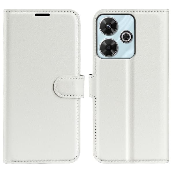 Classic Xiaomi Redmi 13 / Xiaomi Redmi Note 13R / Xiaomi Poco M6 fodral - Vit Vit