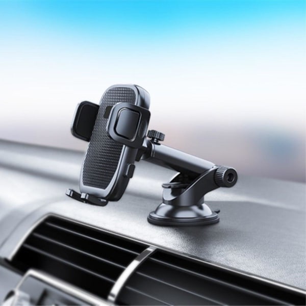 Universal adjustable car phone holder Svart