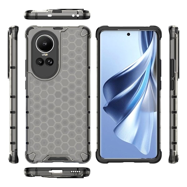 Bofink Honeycomb Oppo Reno10 Etui - Sort Black
