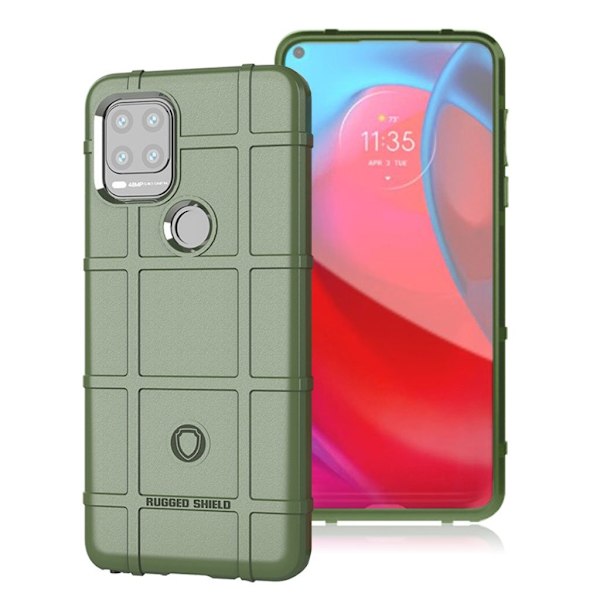 Rugged Shield Suojakotelo Motorola Moto G Stylus 5G - Vihreä Green